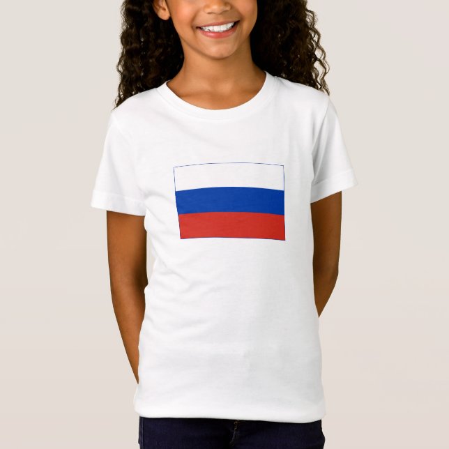 Camiseta Bandeira da Rússia (Frente)