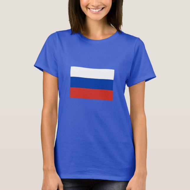 Camiseta Bandeira da Rússia (Frente)