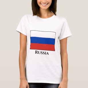 Camiseta Bandeira da Rússia