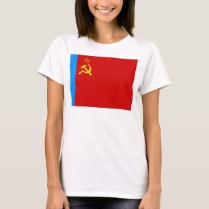 Camiseta Bandeira da Rússia Soviética, URSS, CCCP, Comunism