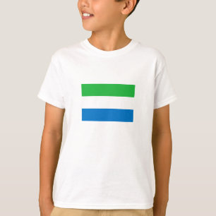 Camiseta Bandeira da Serra Leoa