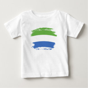 Camiseta bandeira da Serra Leoa
