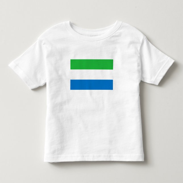 Camiseta Bandeira da Serra Leoa (Frente)