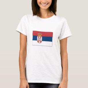 Camiseta Bandeira da Sérvia