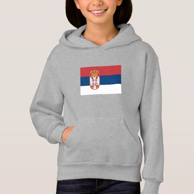 Camiseta Bandeira da Sérvia (Frente)