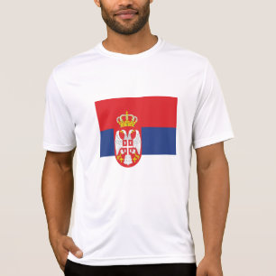 Camiseta Bandeira da Sérvia