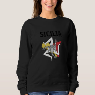 Camiseta Bandeira da Sicília Sicília Palermo Itália 12