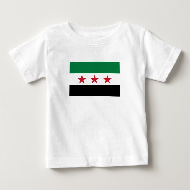 Camiseta Bandeira da Síria (Frente)