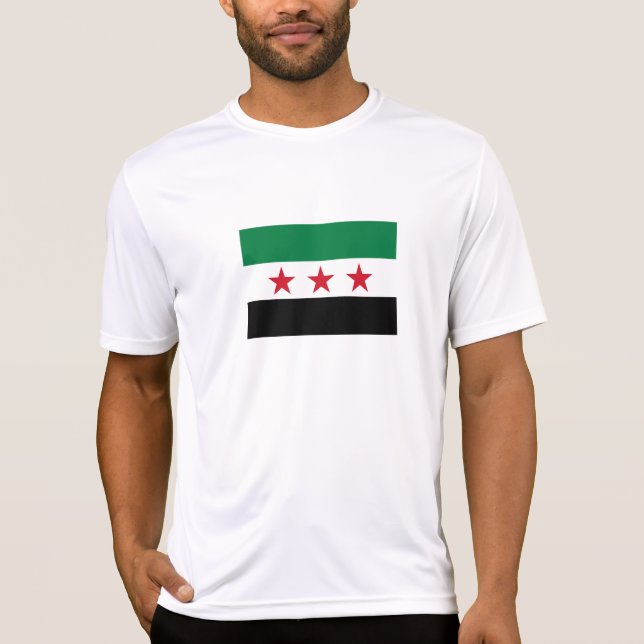 Camiseta Bandeira da Síria (Frente)
