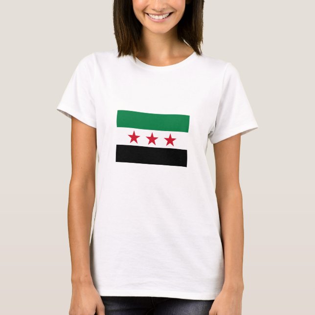 Camiseta Bandeira da Síria (Frente)