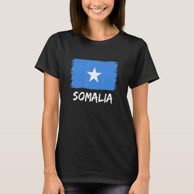 Camiseta Bandeira da Somália 2 (Frente)