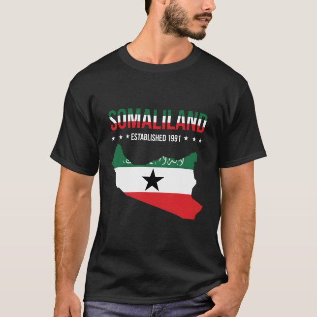 Camiseta Bandeira da Somalilândia (Frente)