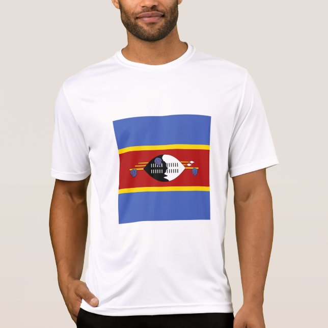 Camiseta Bandeira da Suazilândia (Frente)