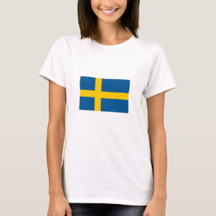 Camiseta Bandeira da Suécia
