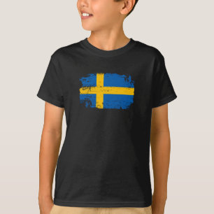 Camiseta Bandeira da Suécia