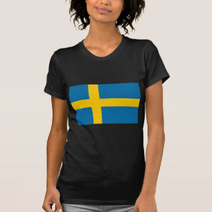 Camiseta Bandeira da Suecia