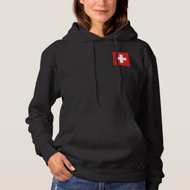 Camiseta bandeira da Suíça (Frente)