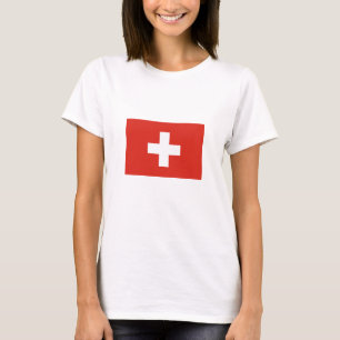 Camiseta Bandeira da Suíça