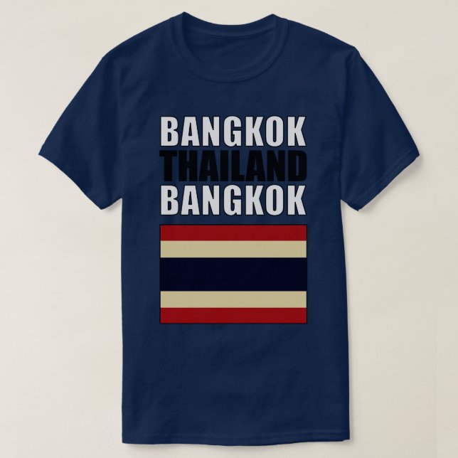 Camiseta Bandeira da Tailândia (Frente do Design)