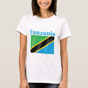 Camiseta Bandeira da Tanzânia