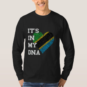 Camiseta Bandeira da Tanzânia Está No Meu DNA Thumbmark Cor