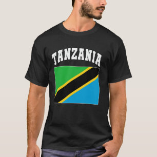 Camiseta Bandeira da Tanzânia Pessoas Tanzanianas Diáspora