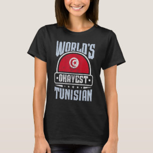 Camiseta Bandeira da Tunísia Tunisianxs Orgulhosxs Homens &