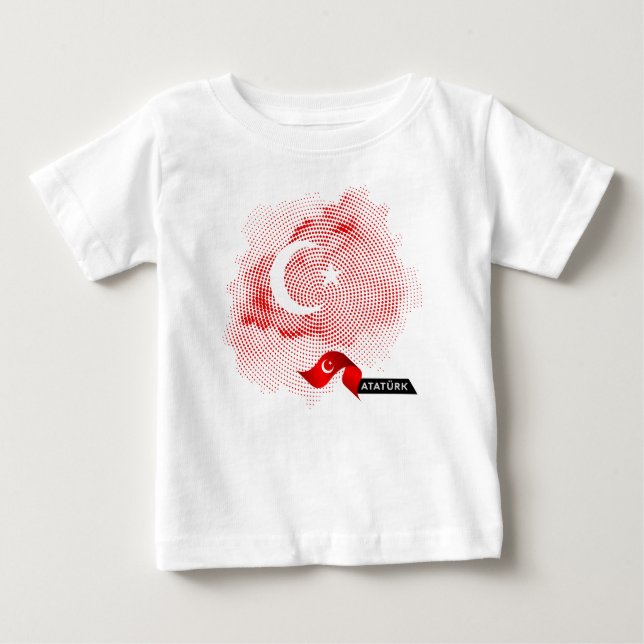 Camiseta Bandeira da Turquia (Frente)