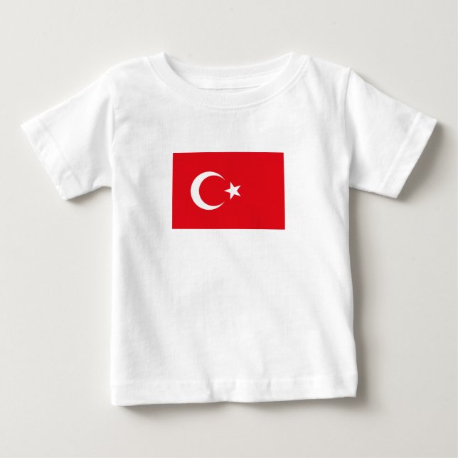 Camiseta Bandeira da Turquia (Frente)
