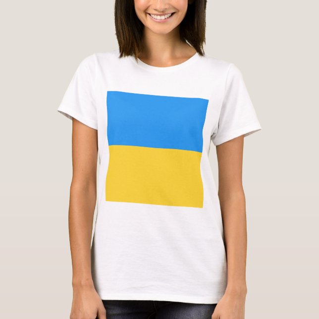 Camiseta Bandeira da Ucrânia (Frente)