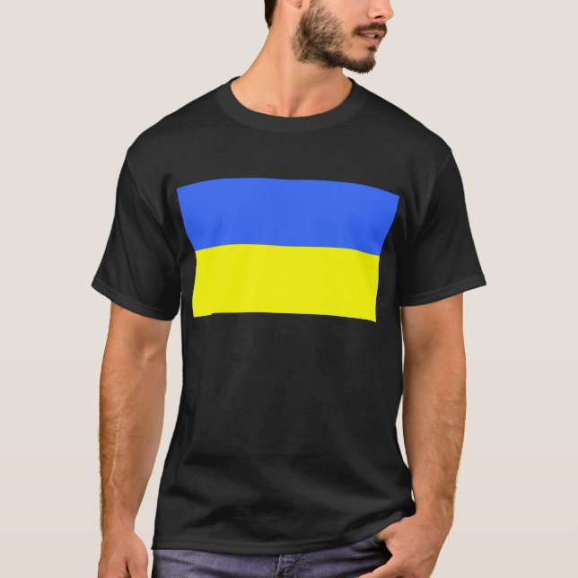 Camiseta Bandeira da Ucrânia (Frente)