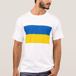 Camiseta Bandeira da Ucrânia