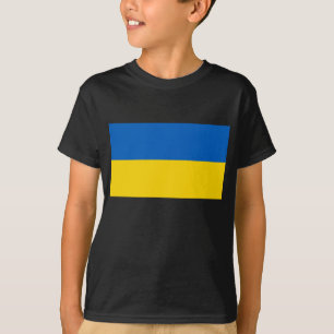 Camiseta Bandeira da Ucrânia