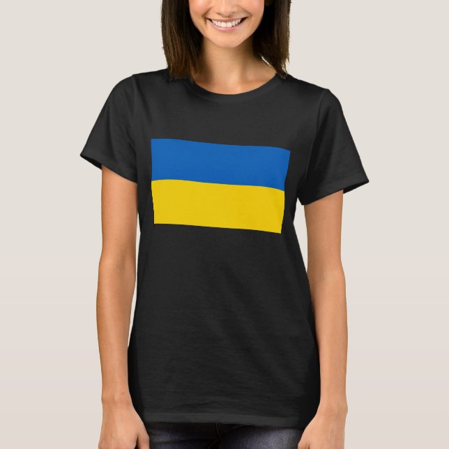 Camiseta Bandeira da Ucrânia (Frente)