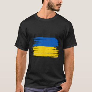Camiseta Bandeira da Ucrânia Bandeira Nacional Kiev Ucrania