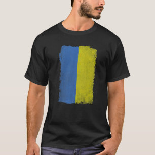 Camiseta Bandeira Da Ucrânia Com Cor Nacional Ucraniana Vi