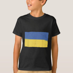 Camiseta Bandeira da Ucrânia Grunge Bandeira Ucraniana Patr