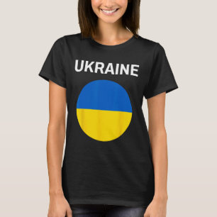 Camiseta Bandeira da Ucrânia Moderna 1