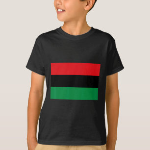Camiseta Bandeira da Unia Pan-Africana Mapa Continente Hist
