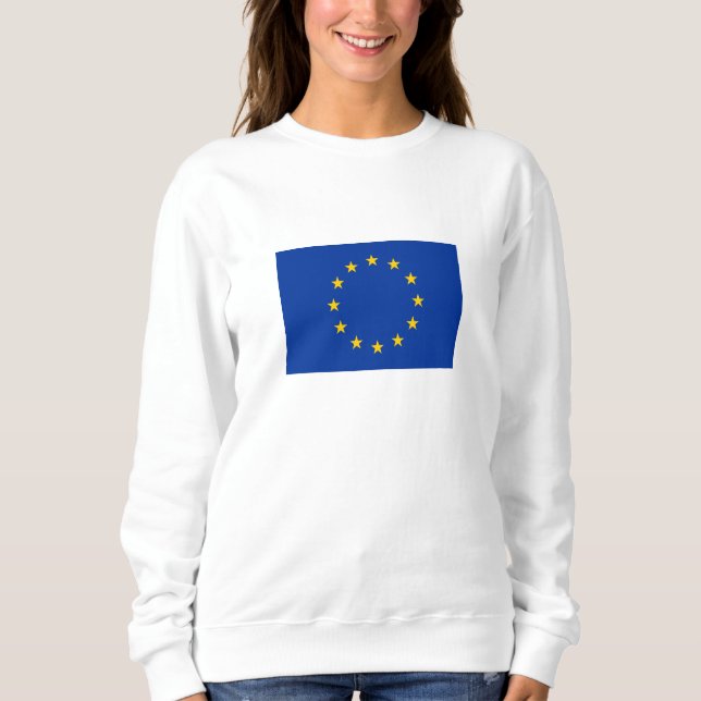 Camiseta Bandeira da União Europeia (Frente)