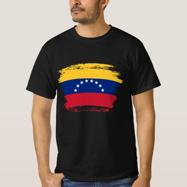 Camiseta Bandeira da Venezuela (Frente)