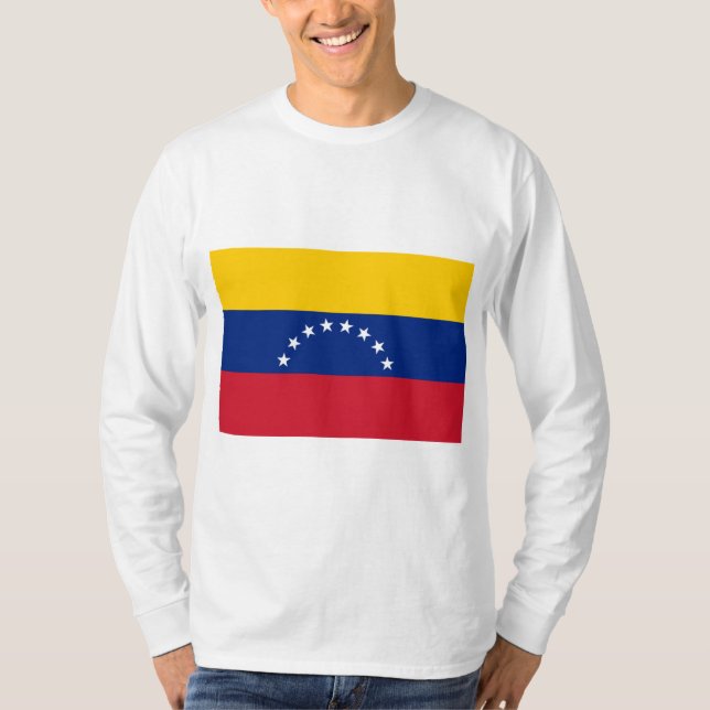 Camiseta Bandeira da Venezuela (Frente)