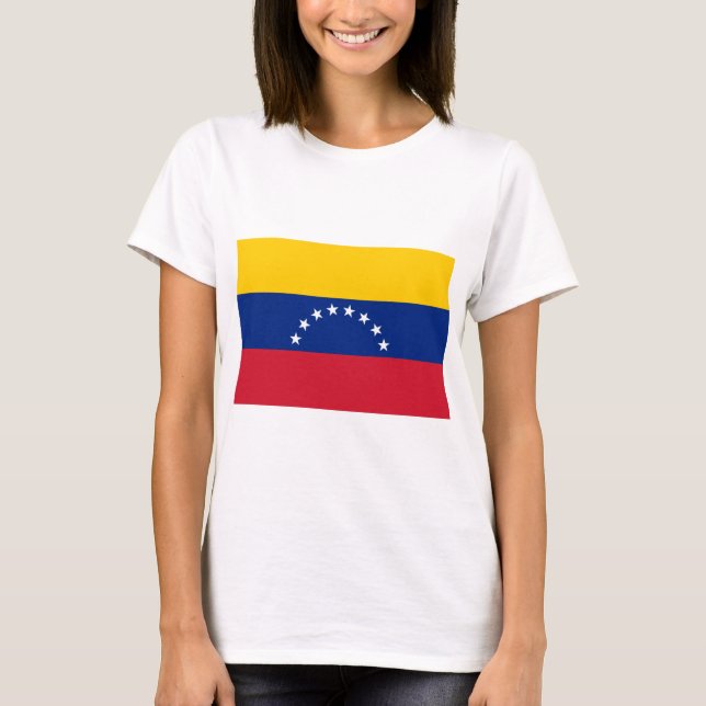 Camiseta Bandeira da Venezuela (Frente)