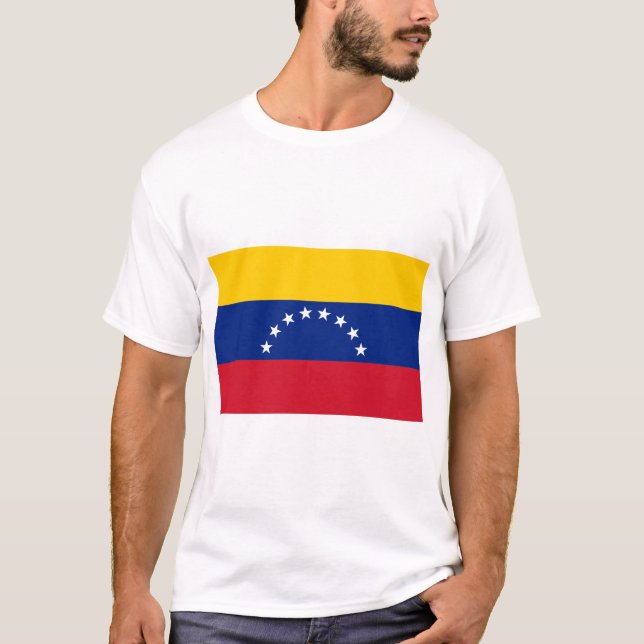 Camiseta Bandeira da Venezuela (Frente)