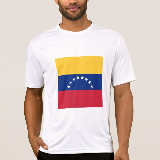 Camiseta Bandeira da Venezuela (Frente)