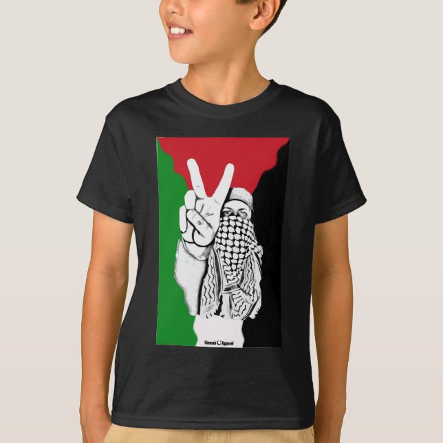 Camiseta Bandeira da Vitória da Palestina (Frente)