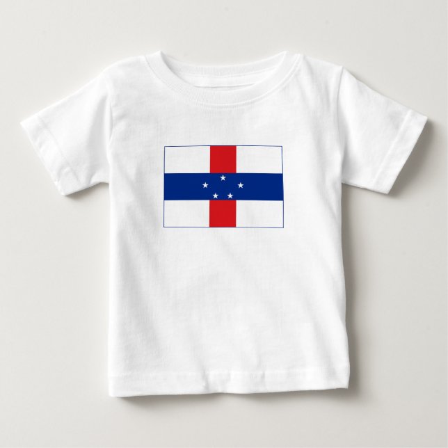 Camiseta Bandeira das Antilhas Holandesas (Frente)