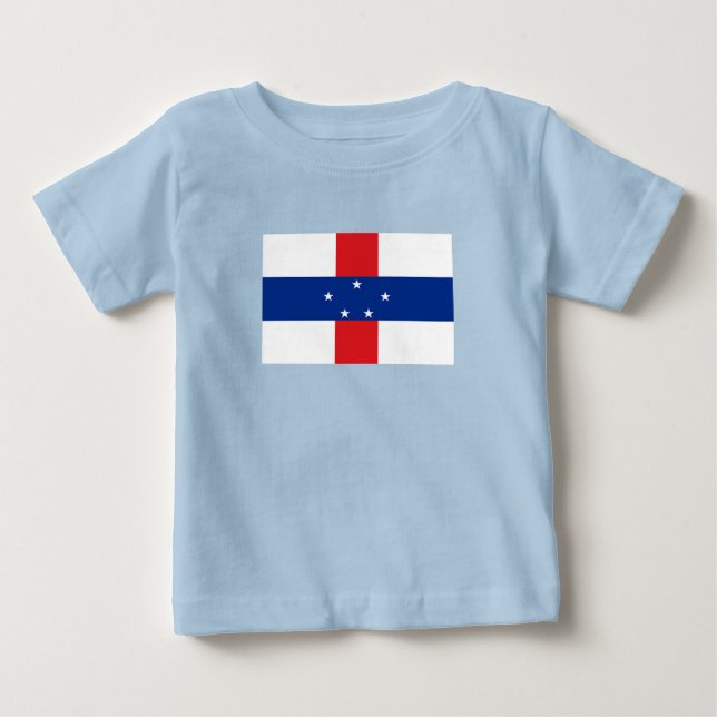 Camiseta Bandeira das Antilhas Holandesas (Frente)