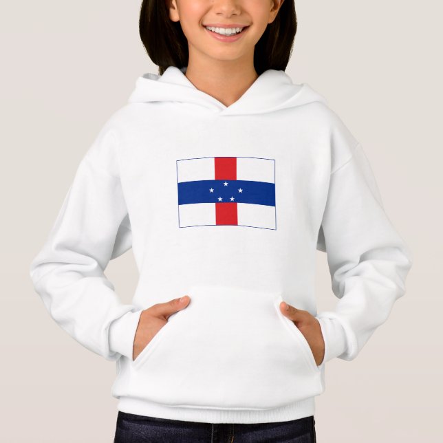 Camiseta Bandeira das Antilhas Holandesas (Frente)