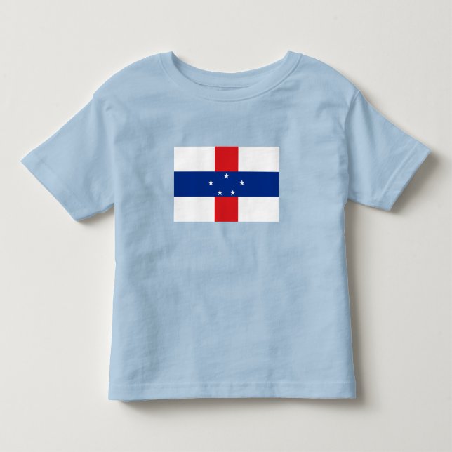 Camiseta Bandeira das Antilhas Holandesas (Frente)